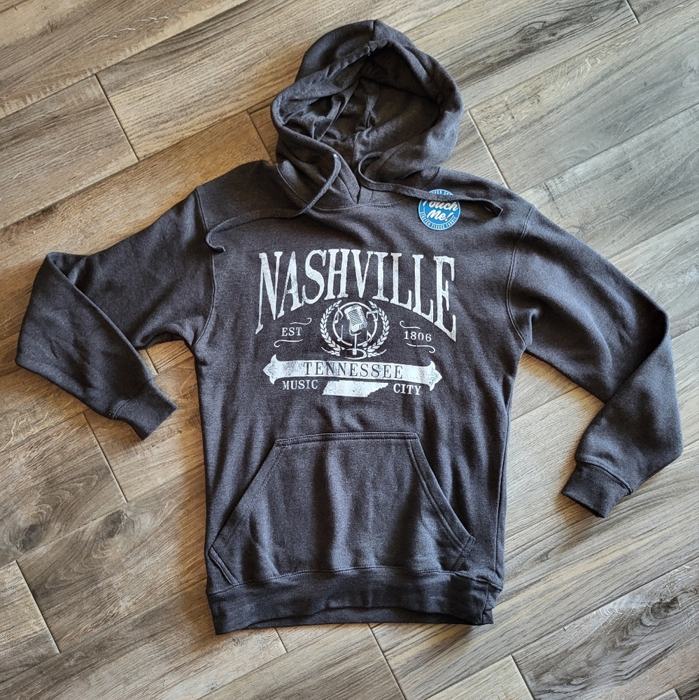Nwt charcoal gray Nashville Tennessee hoodie size small